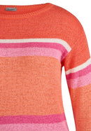 Rabe Sunny Side Stripe Jumper - Tangerine