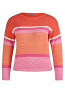 Rabe Sunny Side Stripe Jumper - Tangerine