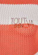 Fresh Vibes Stripe Jumper - Tangerine