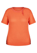 Coral Garden Honeycomb T-Shirt - Tangerine