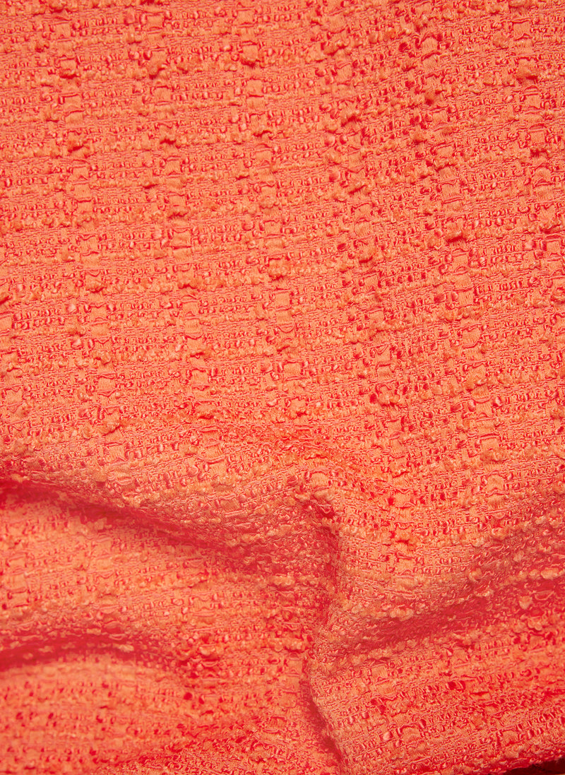 Sunny Side Button Jacket - Tangerine