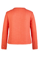 Sunny Side Button Jacket - Tangerine