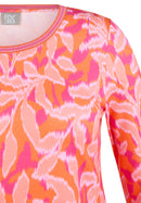 Sunny Side All Over Print T-Shirt - Tangerine