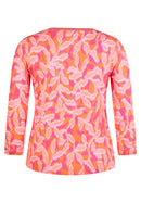 Sunny Side All Over Print T-Shirt - Tangerine