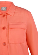 Coral Garden Button Jacket - Tangerine