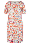 Print Dress - Tangerine