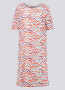 Print Dress - Tangerine