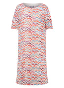 Print Dress - Tangerine