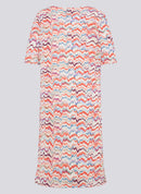 Print Dress - Tangerine