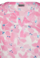 Powder Rose Print Blouse - Almond Blossom