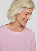 Powder Rose Plain T-Shirt - Almond Blossom