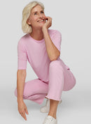 Powder Rose Plain T-Shirt - Almond Blossom