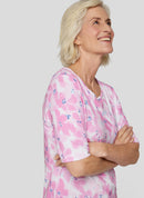 Powder Rose Tee - Almond Blossom