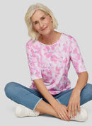 Powder Rose Tee - Almond Blossom