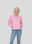 Powder Rose Button Cardigan - Almond Blossom