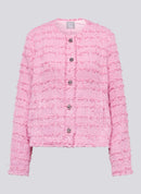 Powder Rose Button Cardigan - Almond Blossom