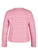 Powder Rose Button Cardigan - Almond Blossom