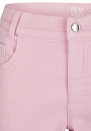 Powder Rose Cropped Jean - Almond Blossom