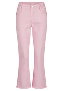 Powder Rose Cropped Jean - Almond Blossom