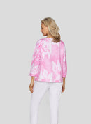 Powder Rose Print T-Shirt - Almond Blossom