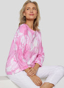 Powder Rose Print T-Shirt - Almond Blossom