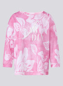 Powder Rose Print T-Shirt - Almond Blossom