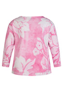 Powder Rose Print T-Shirt - Almond Blossom