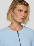 Denim Love Zipped Cardigan - Pastel Blue