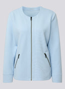 Denim Love Zipped Cardigan - Pastel Blue