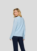 Coral Garden Cardigan - Pastel Blue