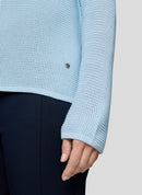 Coral Garden Cardigan - Pastel Blue