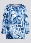 Denim Love Print T-Shirt - Dark Jeans