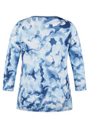 Denim Love Print T-Shirt - Dark Jeans