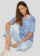 Denim Love Print T-Shirt - Dark Jeans