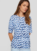 Denim Love Print T-Shirt - Dark Jeans