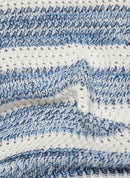 Denim Love Stripe Round Neck Jumper - Dark Jeans