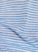 Powder Rose Striped Polo Shirt - Dark Jeans