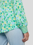 Flow Motion All Over Print Blouse - Emerald