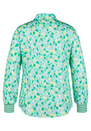 Flow Motion All Over Print Blouse - Emerald