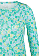 Flow Motion Print T-Shirt - Emerald