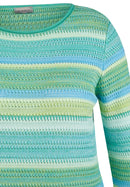 Flow Motion Stripe Jumper - Emerald