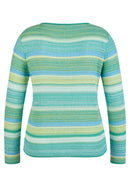 Flow Motion Stripe Jumper - Emerald