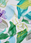New Tropical Floral Print T-Shirt - Emerald