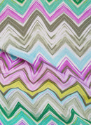 3/4 Sleeve Print Blouse - Eucalyptus