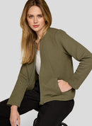 Zip Cardigan - Eucalyptus