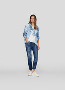 Denim Love Front Print T-Shirt - Natural