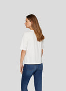 Denim Love Front Print T-Shirt - Natural