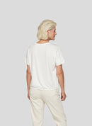 Coral Garden Palm Print T-Shirt - Natural