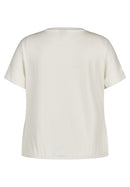 Coral Garden Palm Print T-Shirt - Natural