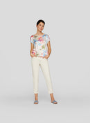 Coral Garden Print T-Shirt - Ivory